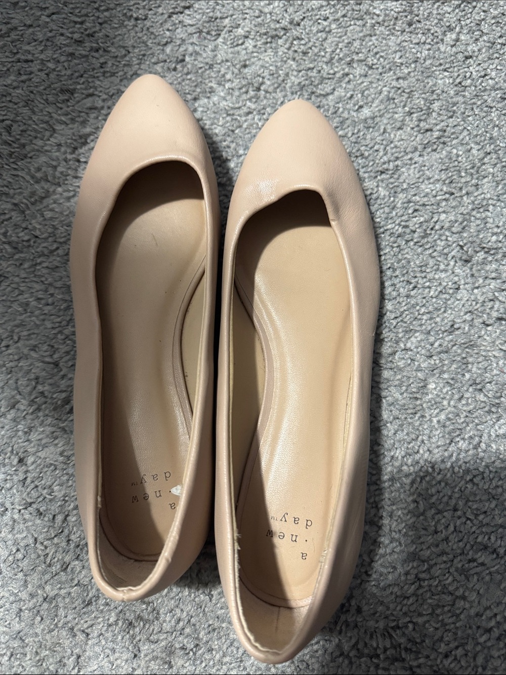 a new day Blush Pointed-Toe Ballet Flats